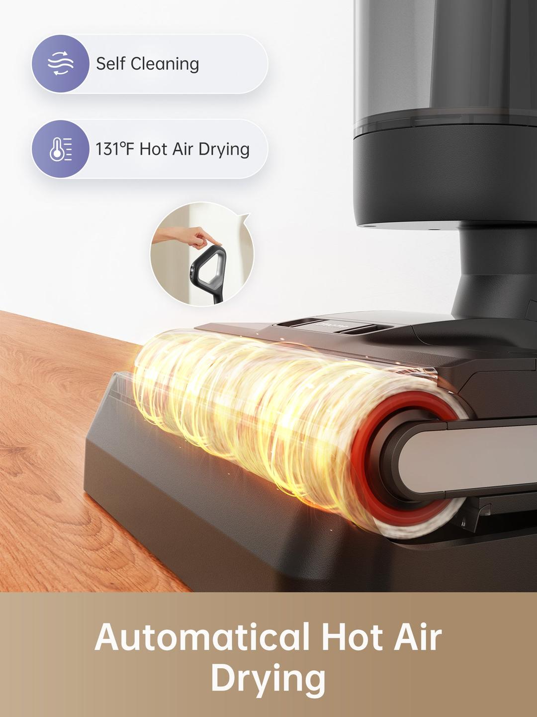 Máy hút bụi lau sàn khô ướt Dreame H12 Pro sấy khô bằng khí nóng