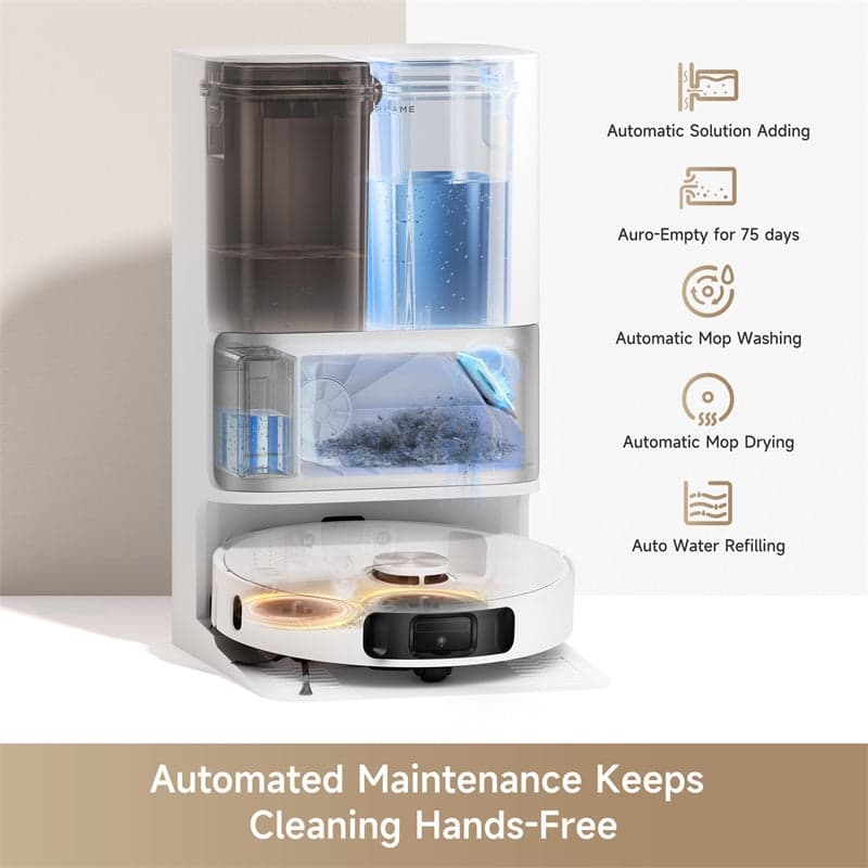 Robot hút bụi lau nhà Dreame L10s Ultra Gen 2 trạm sạc tự động