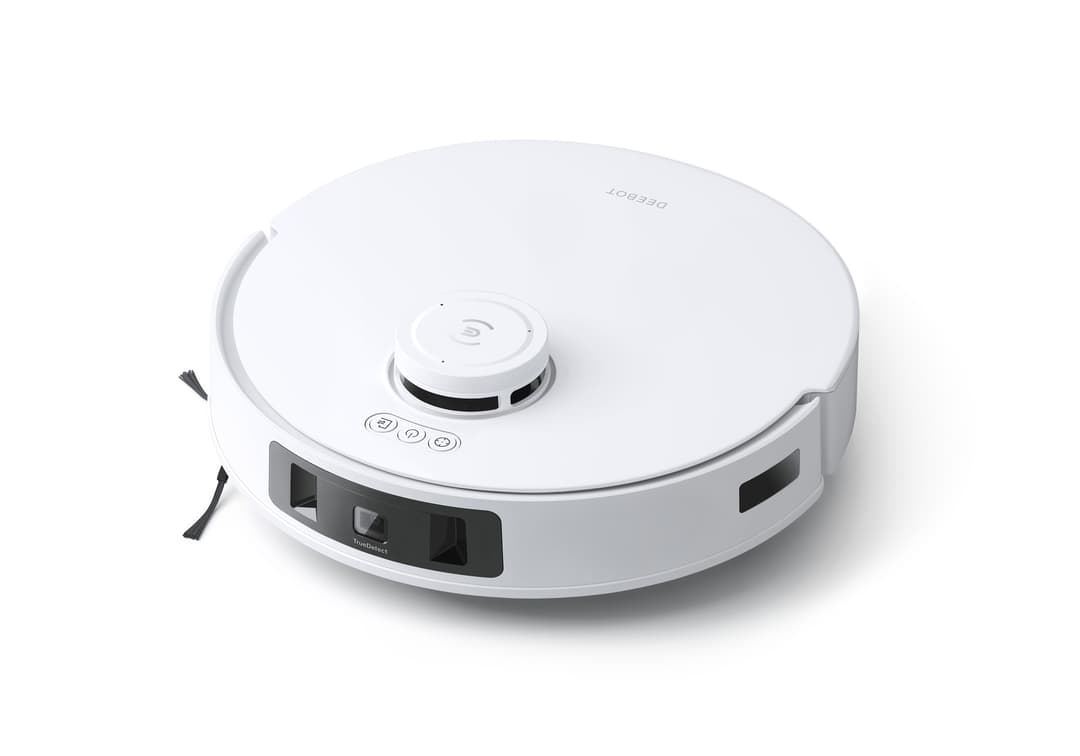 Robot hút bụi lau nhà Ecovacs Deebot T30 Pro Omni nhìn nghiêng từ bên cạnh