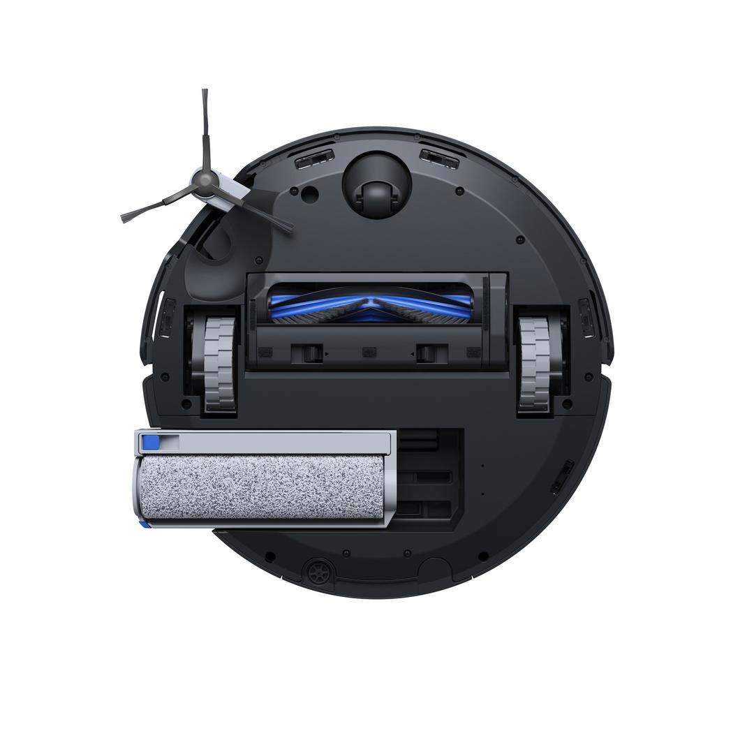 Mặt dưới Ecovacs Deebot X8 Pro Omni với con lăn lau OZMO Roller