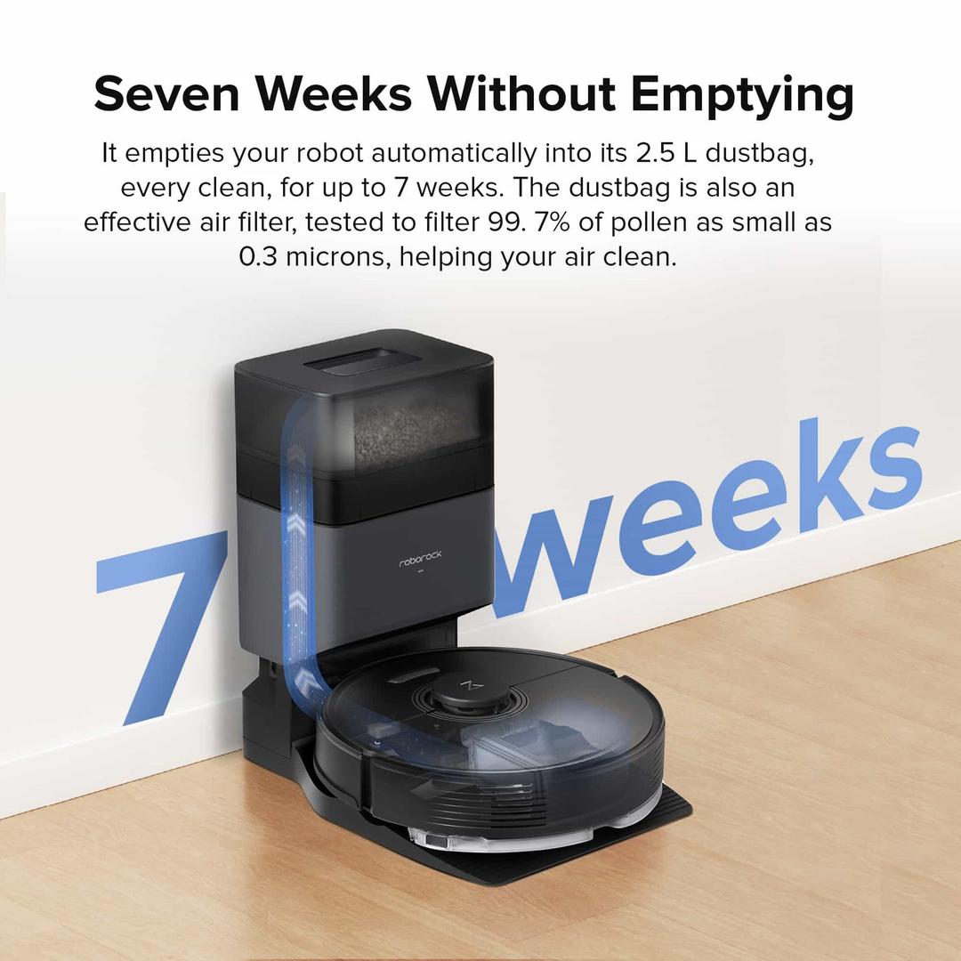 Robot hút bụi lau nhà Roborock Q7 Max+ kèm trạm tự đổ rác