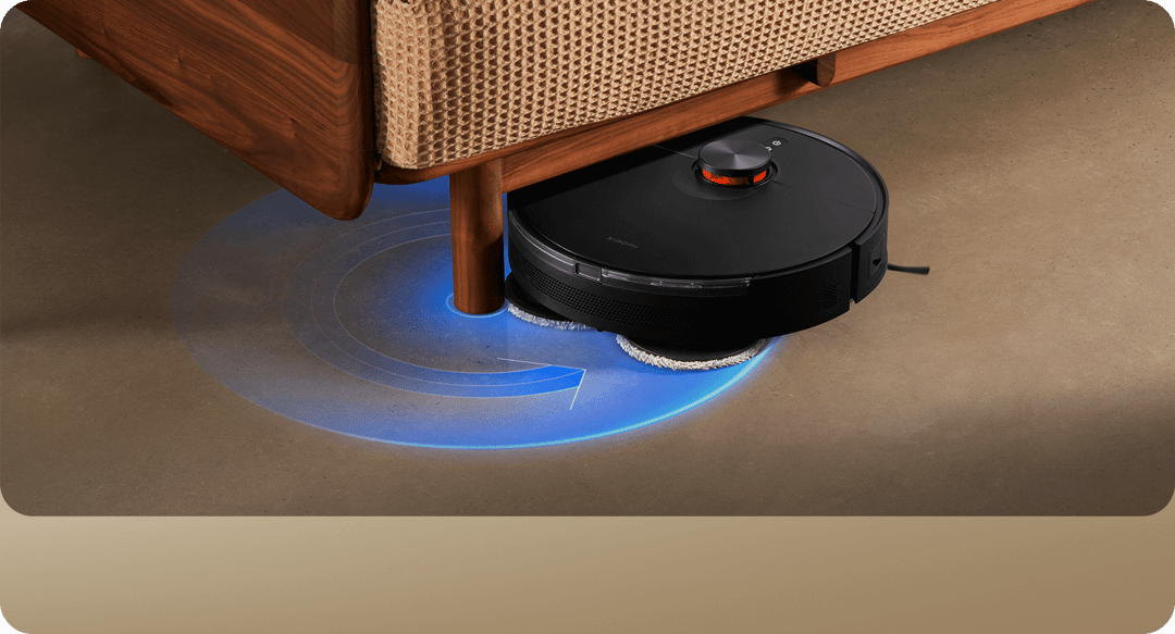 Robot hút bụi Xiaomi Robot Vacuum S20+ làm sạch dưới gầm giường