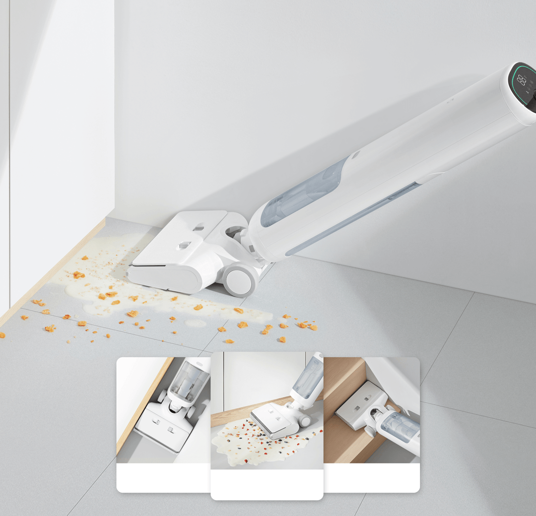 Xiaomi Truclean W10 Pro làm sạch sát chân tường